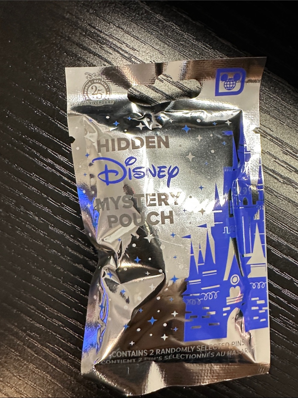 Disney Silver & Blue Hidden Mystery Pouch